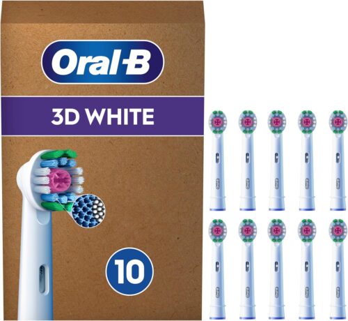 Oral-B Pro 3D White Original Electric Toothbrush Heads, Pack of 10