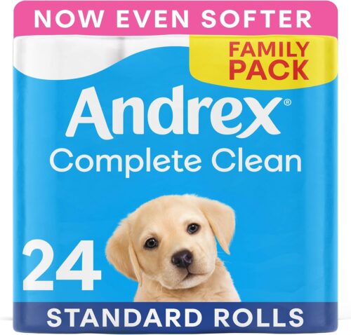 Andrex Complete Clean Toilet Roll 24 Rolls