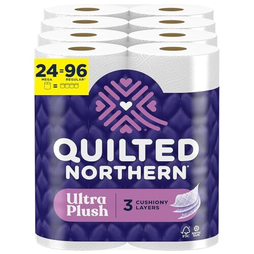 Quilted Northern Ultra Plush Toilet Paper 24 Mega Rolls 96 Regular Rolls