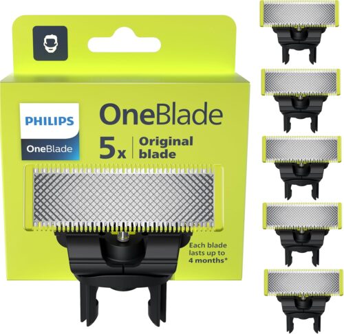 Philips OneBlade Original blades,  (model QP250/50) pack of 5