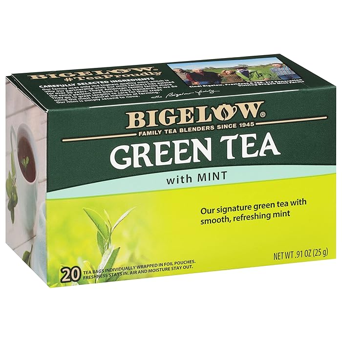 Bigelow Tea Green Tea With Mint, Caffeinated, 120 Count