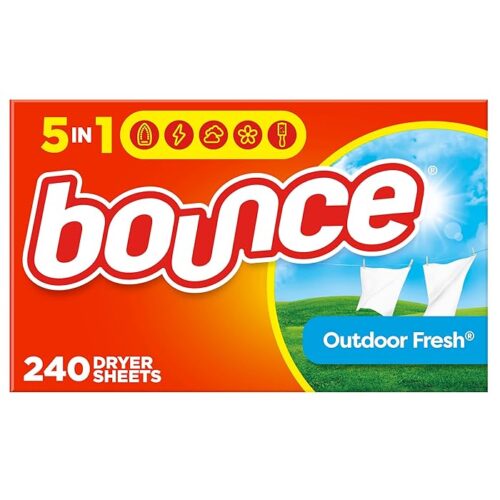 Bounce Fabric Softener Sheets Outdoor Fresh Scent, 240 Count