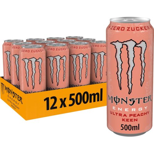 Monster Energy Ultra Peachy Keen Zero Sugar (12 x 500 ml)