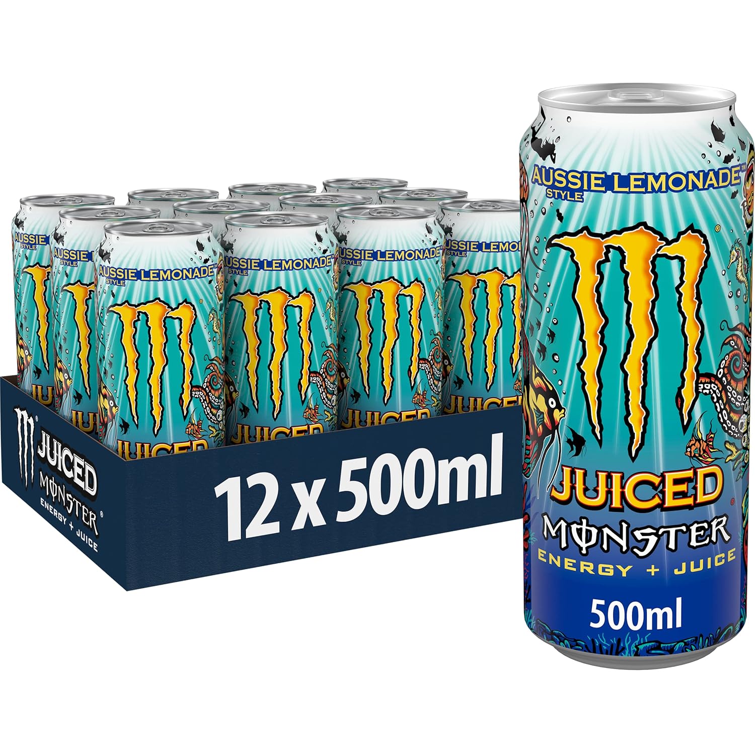 Monster Energy Aussie Style Lemonade (12 x 500 ml)