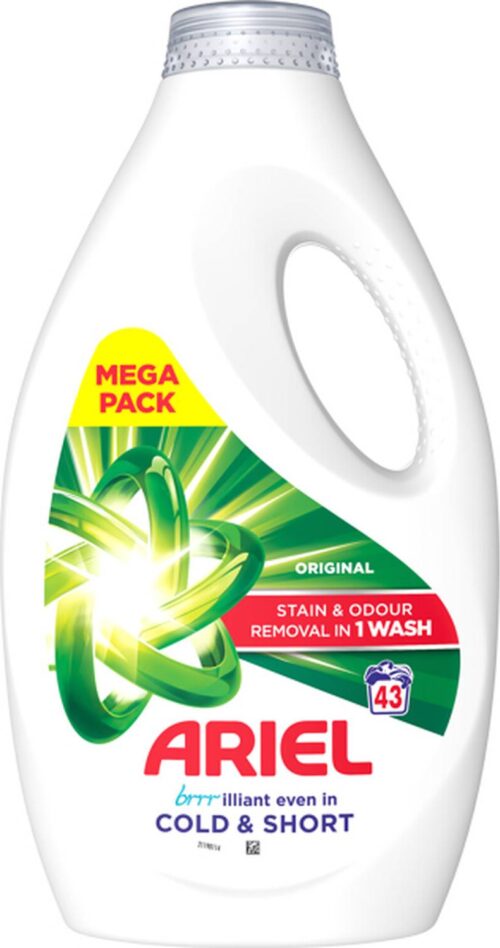 Ariel Brilliant Original Liquid Laundry Detergent 43 washes