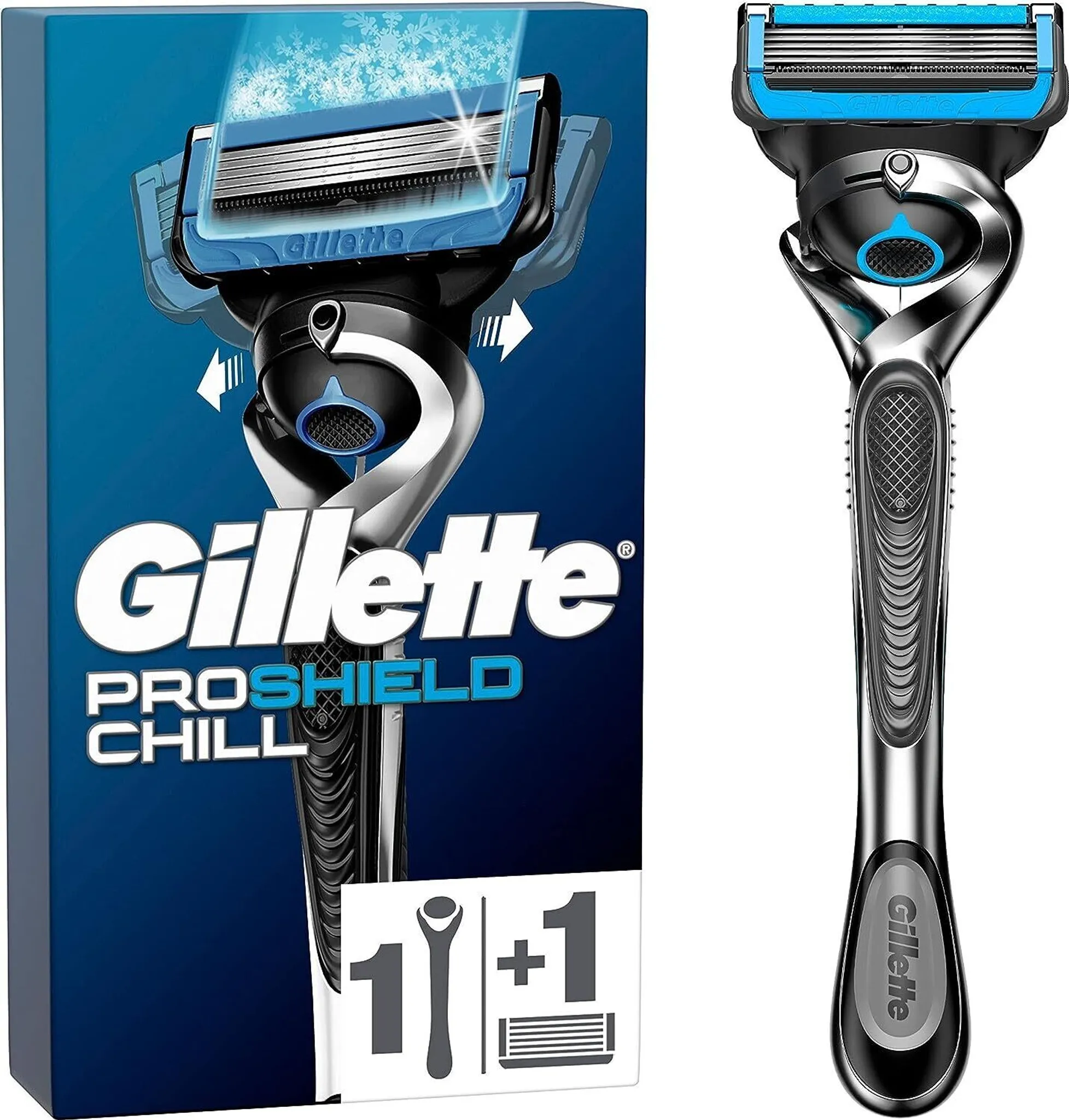 Gillette Proshield Chill razor including 1 blade