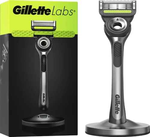 Gillette Labs Exfoliation Bar Men's Shaver with 3 ProGlide Fusion 5 Blades