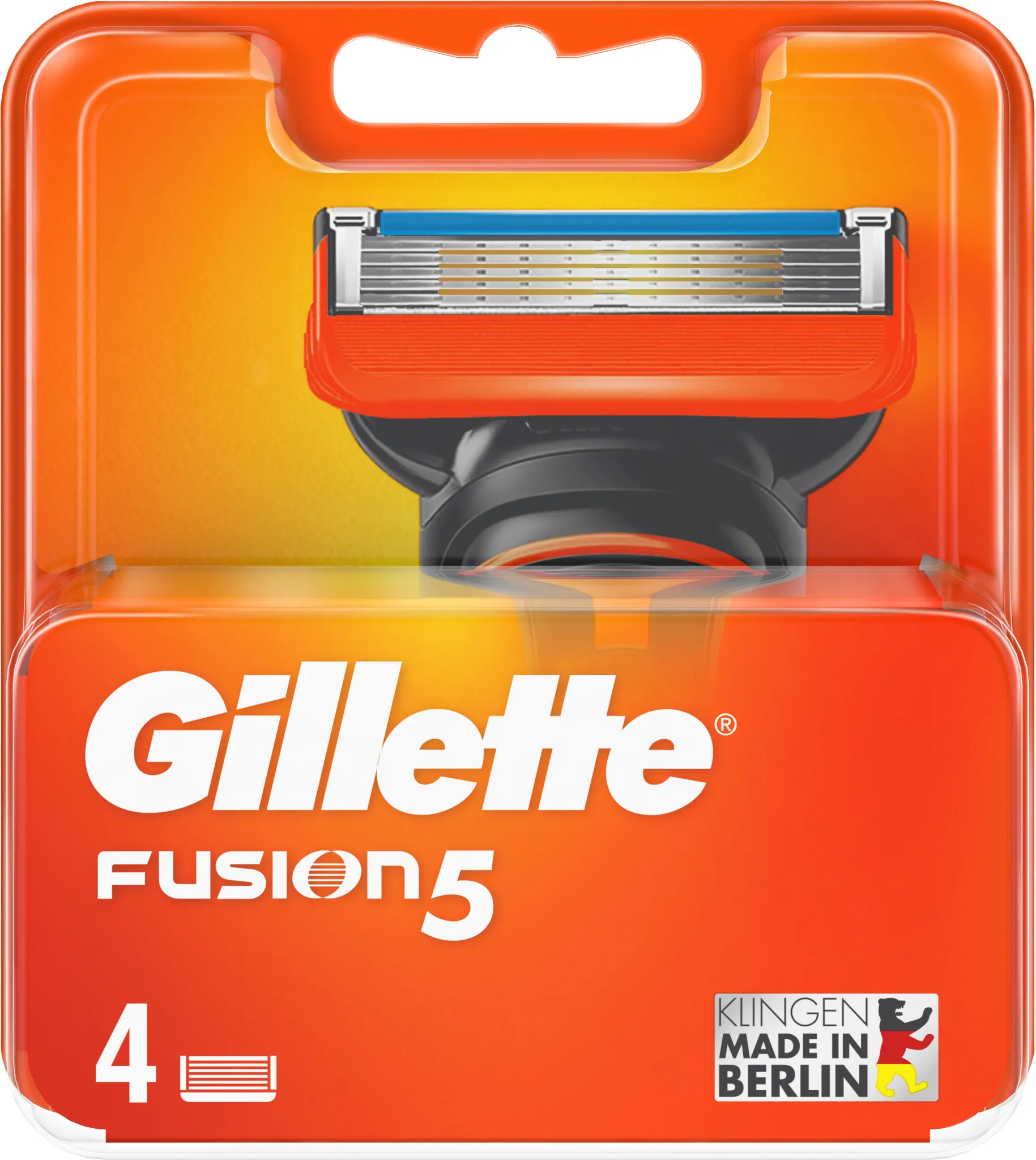 Gillette Fusion5 razor blade replacement cartridges, 4 pieces
