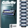 Gillette Mach3 Replacement Razor Heads, 8 pack