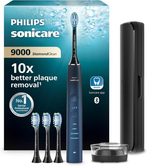 Philips Sonicare DiamondClean 9000 Series Power Electric Toothbrush HX9911/89 Blue