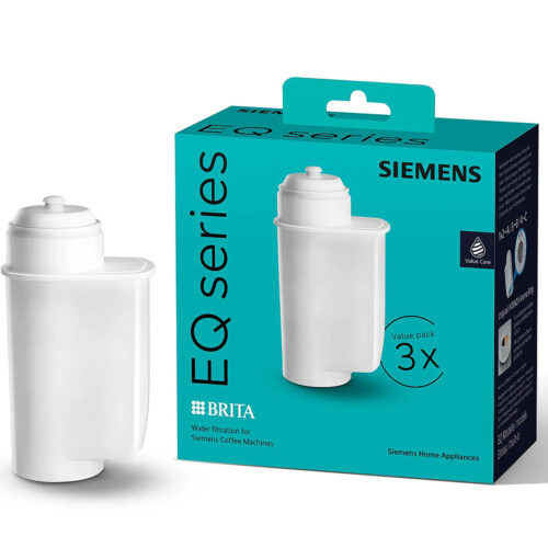 Siemens TZ70033A 3x BRITA water filter for Siemens EQ fully automatic coffee machines, filter cartridge