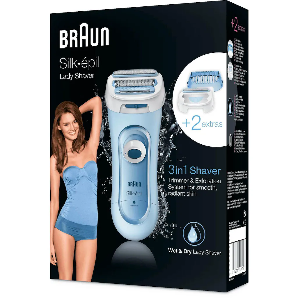 Braun Lady Shaver Silk-épil 5-160 Wet&Dry blue