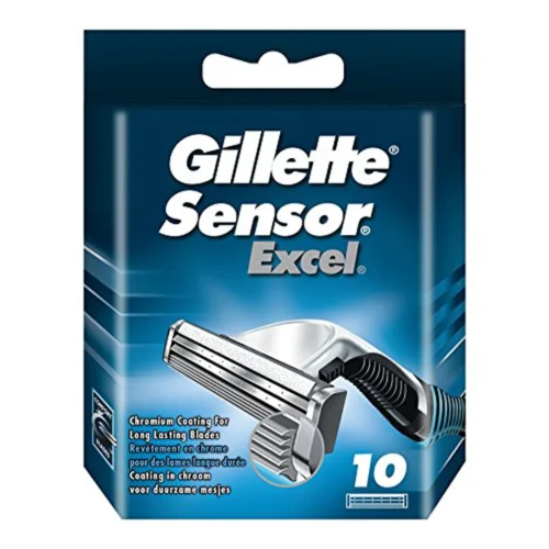 Gillette Sensor Excel Razor Blades 10 pack