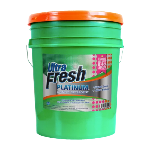 Ultra Fresh 3X Platinum Laundry Detergent - Original Green + Fabric Softener - 5 Gallons