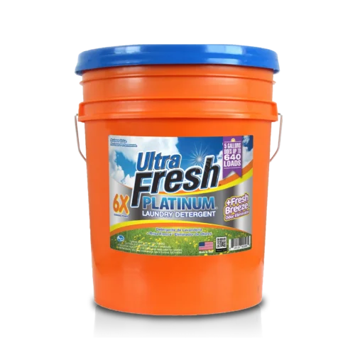 Ultra Fresh 6X Platinum Laundry Detergent + Fresh Breeze Odor Eliminator - 5 Gallons