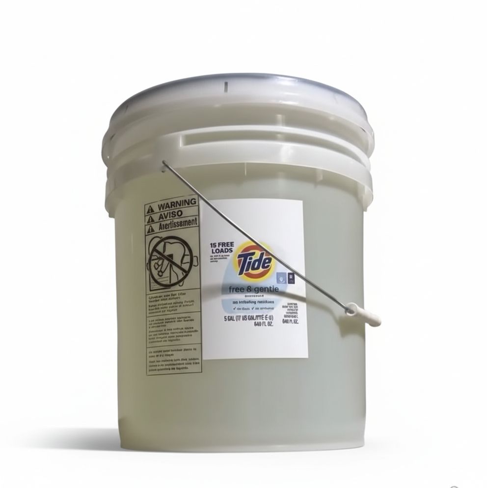 Tide Free & Gentle Liquid Laundry Detergent – 5 Gallon