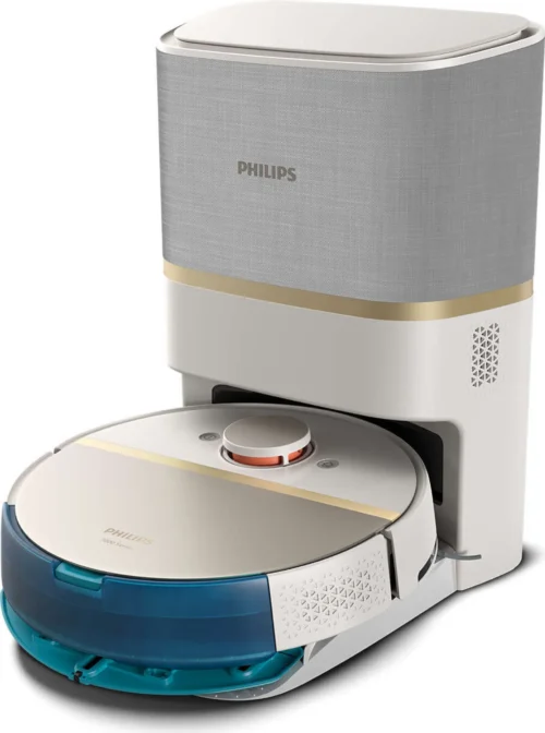 Philips HomeRun 7000 Series Aqua Robotic Vacuum and Mop White (XU7100/02)