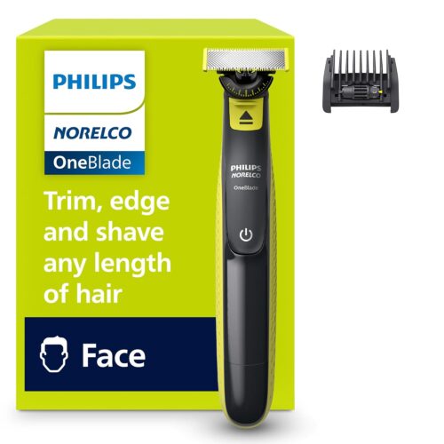 Philips  Norelco OneBlade 360 Hybrid Face, Electric Beard Trimmer and Shaver QP2724/90