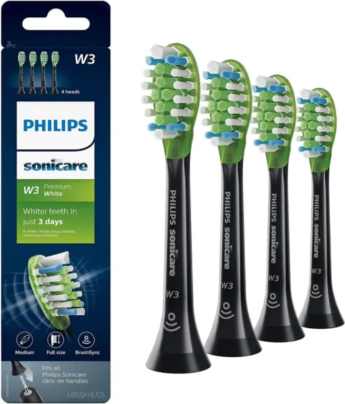 Philips Sonicare W3 Brush Heads 4pcs. Black HX9064/95