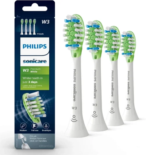 Philips Sonicare W3 Brush Heads 4pcs White HX9064/65