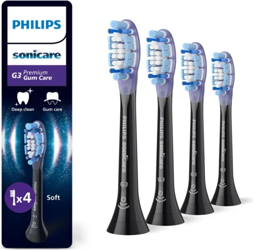 Philips Sonicare Premium GumCare G3 HX9054/88 Brush Heads 4-pack Black