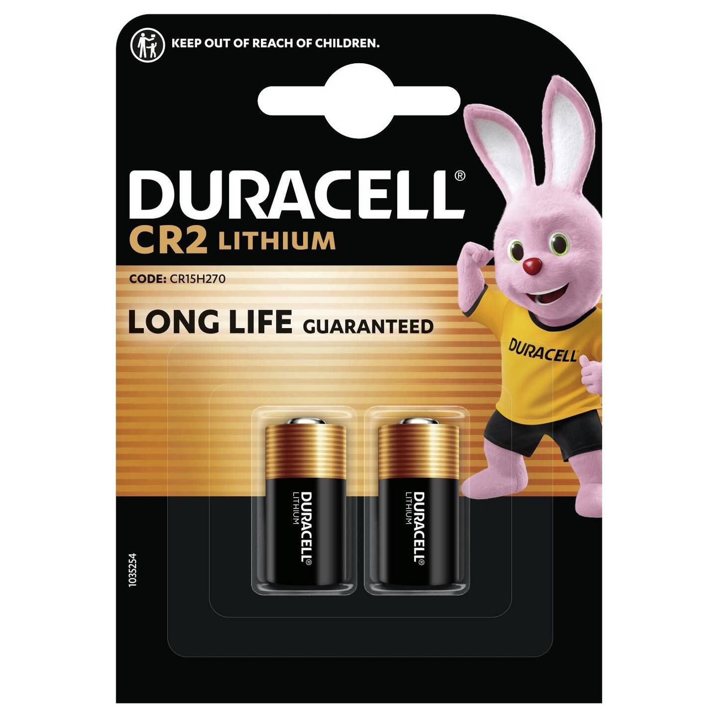 Duracell CR2 Camera battery CR 2 Lithium 800 mAh 3 V 2 pack