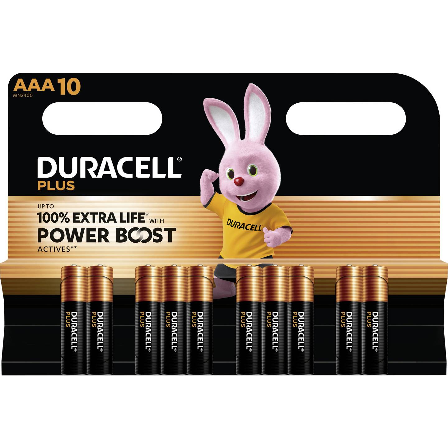 Duracell Plus Power Boost AAA battery Alkali-manganese 1.5 V 10 pack