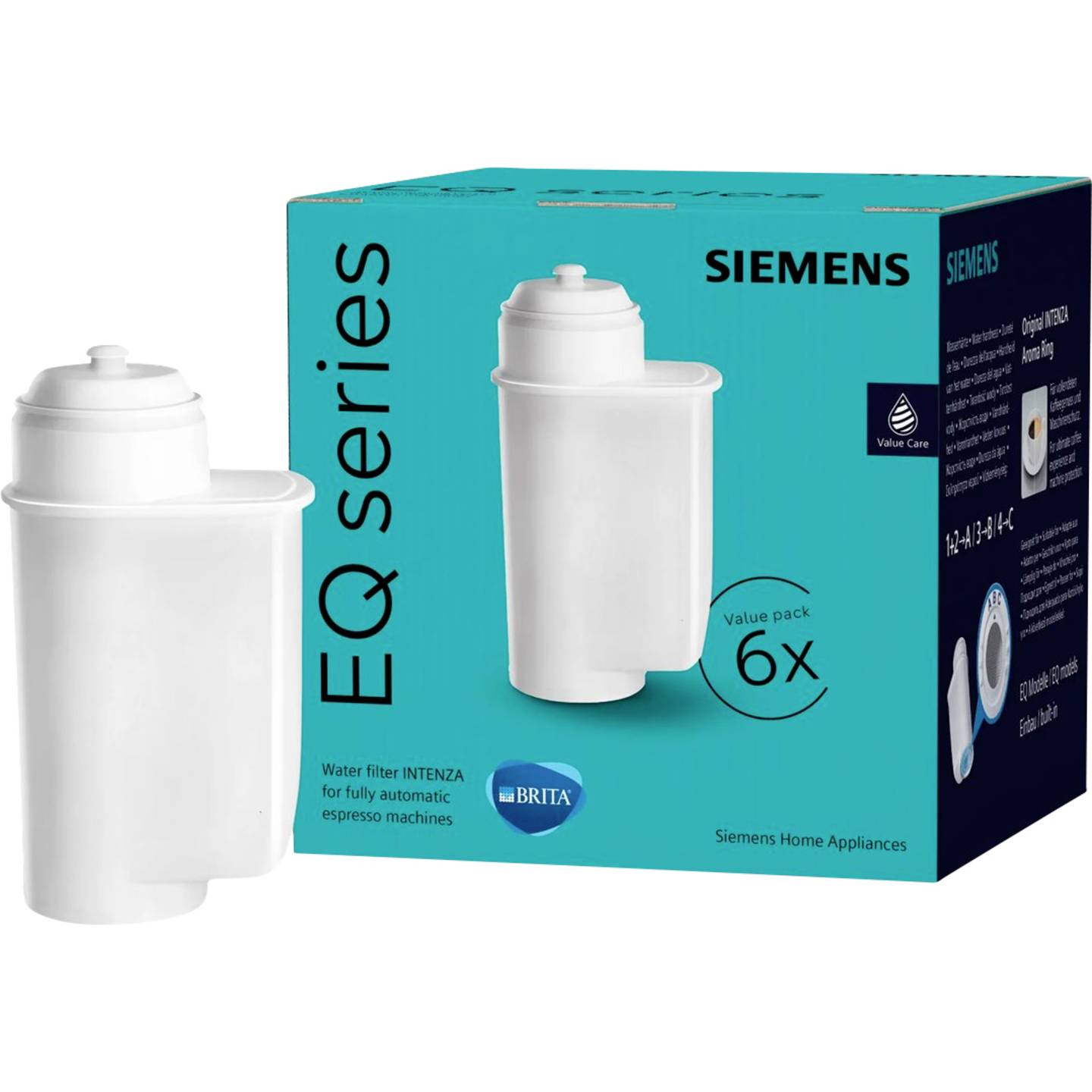Siemens BRITA Intenza TZ70063A Water Filter – Pack of 6
