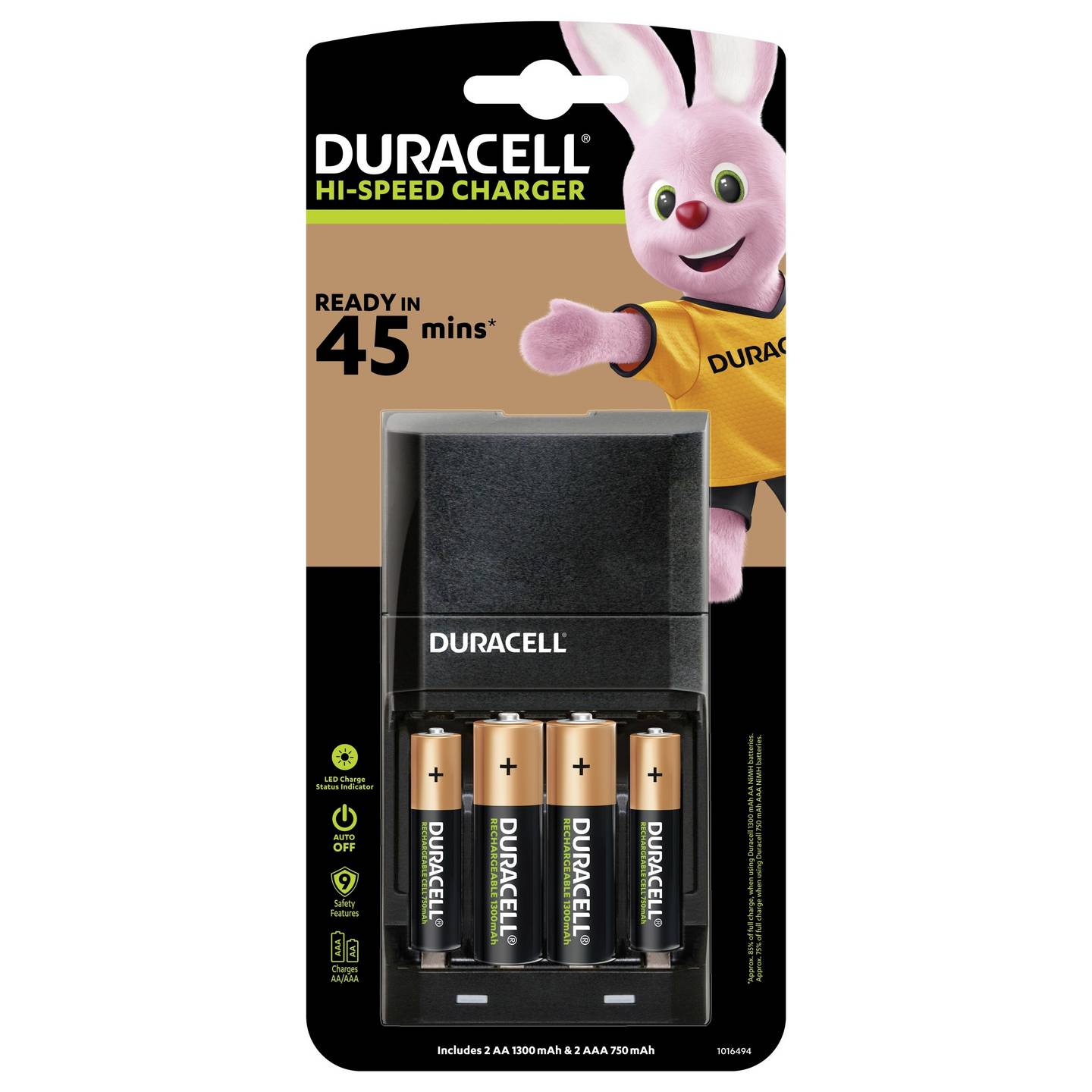 Duracell Advanced Charger CEF27 Charger for cylindrical cells NiMH AAA , AA