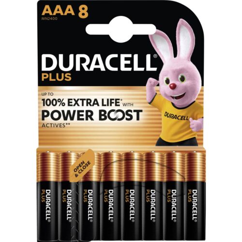 Duracell Plus Power Boost AAA battery Alkali-manganese 1.5 V 8 pack
