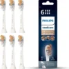 Philips Sonicare Replacement Brush Head  white A3 HX9096/10 pack of 6