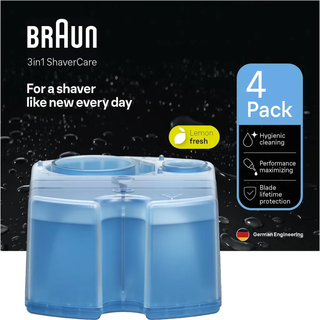 Braun 3-in-1 ShaverCare cleaning cartridges