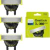 Philips OneBlade Original 360 Blades 3 Pack Model QP430/60