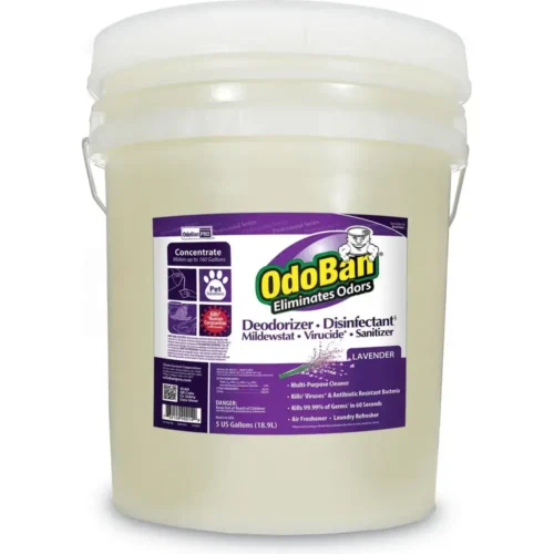 OdoBan Professional Deodorizer Disinfectant Concentrate, 5 Gallon Lavender