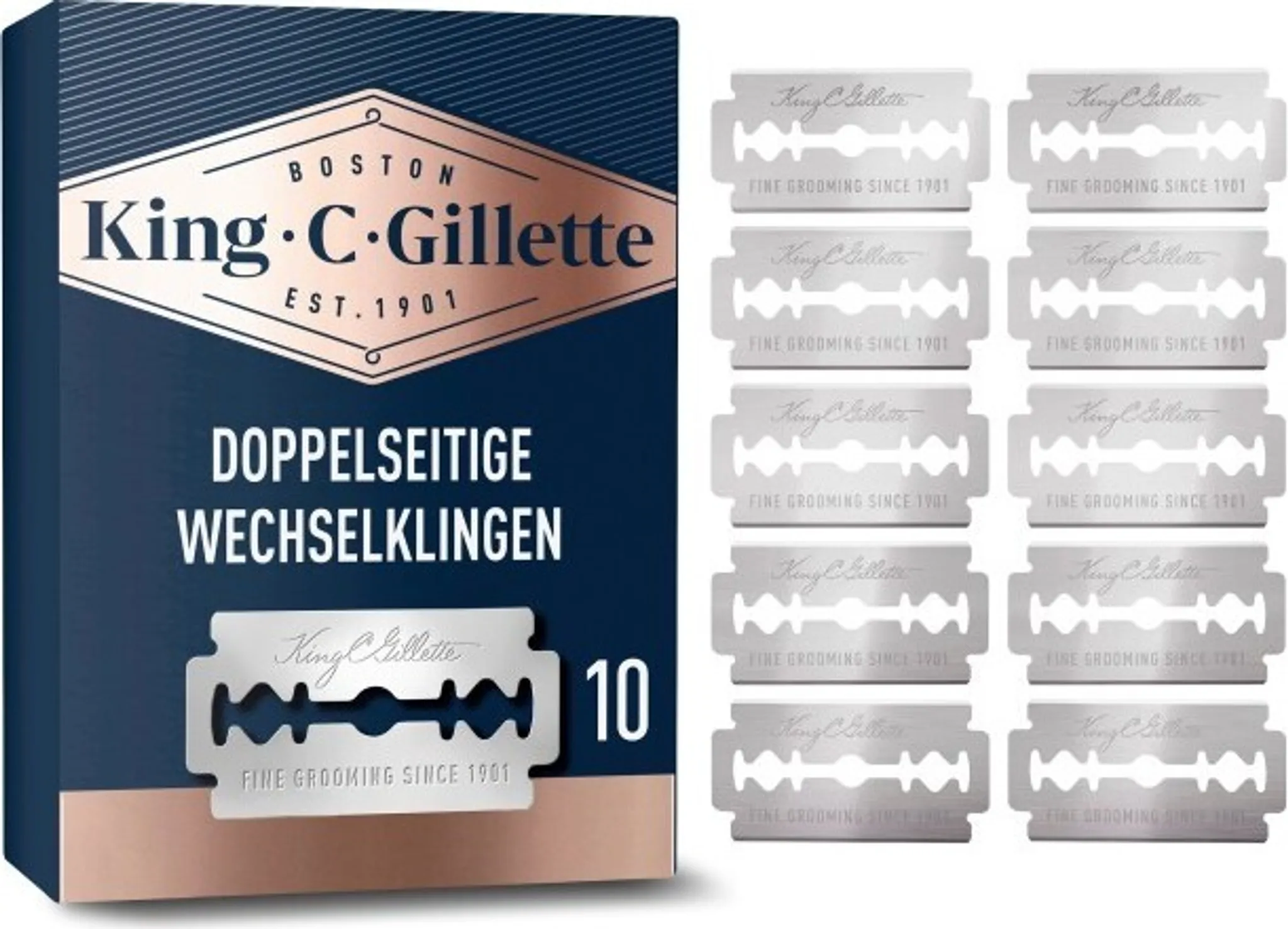King C. Gillette Razor Blades 10 pack