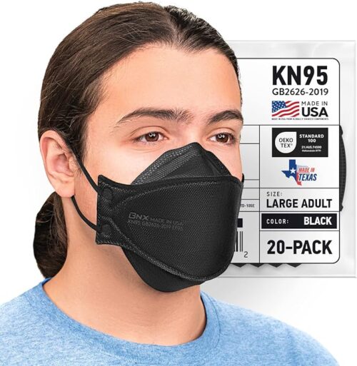 Alternative view of N95 Mask Respirators & KN95 Masks